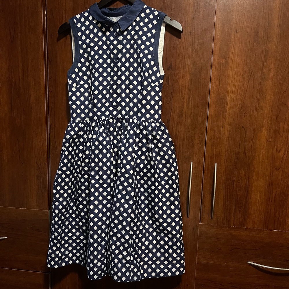 Checkered swing dress